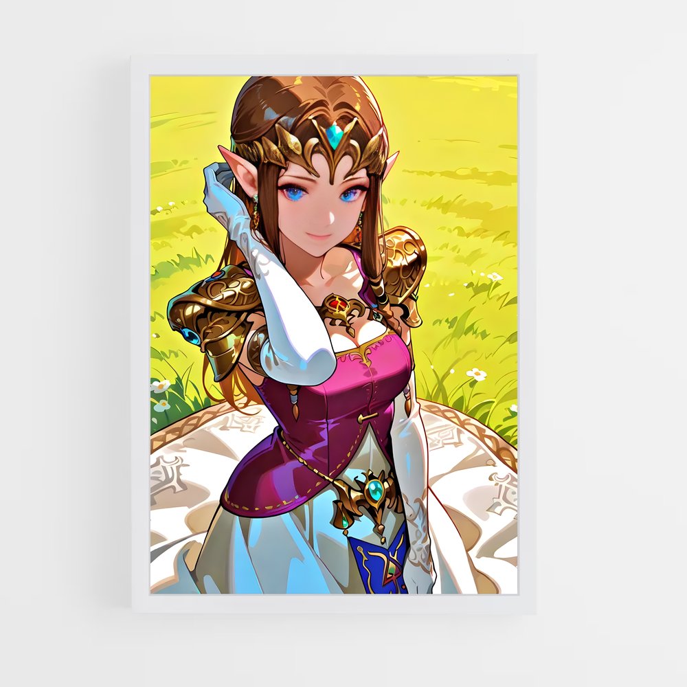 Poster Princess Zelda (vue 3)